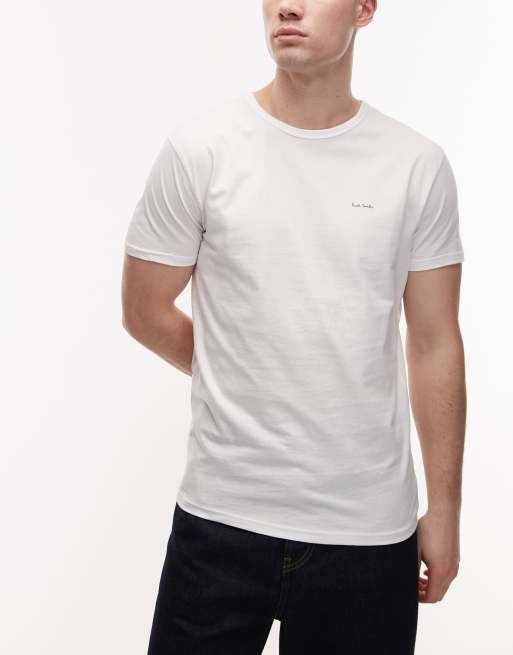 Pack de 3 camisetas blancas de corte estándar de PS Paul Smith, 2 de 5