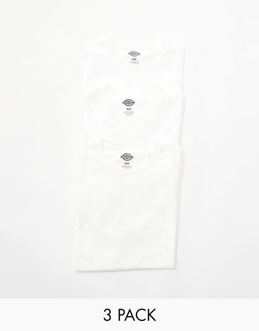 Pack de 3 camisetas blancas de Dickies