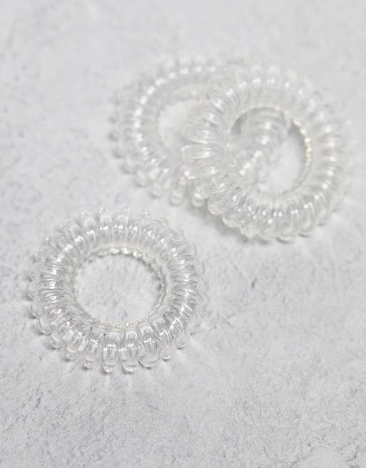 Pack de 3 coleteros en espiral transparentes Crystal Clear Original de invisibobble, 4 de 4