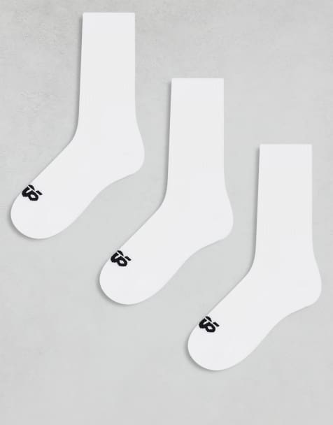 Pack de 3 pares de calcetines blancos para correr con soporte elástico en el puente y acabado antibacteriano de 4505 - view 1