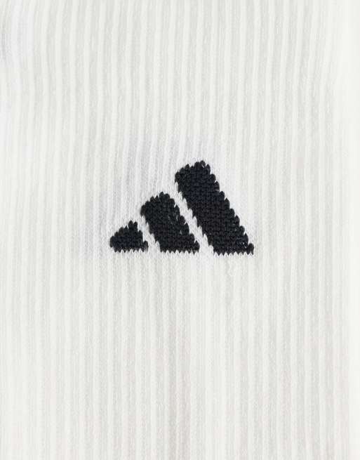 Pack de 3 pares de calcetines blancos para zapatillas de deporte Essentials de adidas Running, 3 de 3