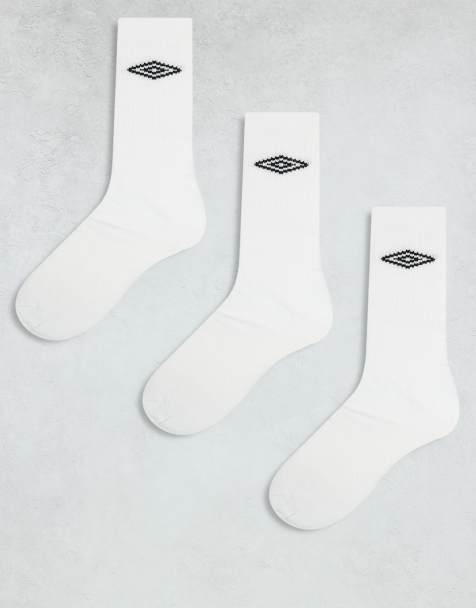 Pack de 3 pares de calcetines deportivos blancos de Umbro - view 1