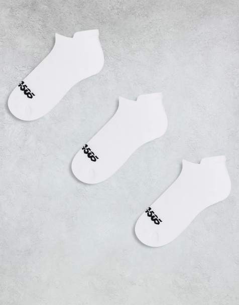 Pack de 3 pares de calcetines deportivos blancos para correr con soporte elástico en el puente y acabado antibacteriano de 4505 - view 1