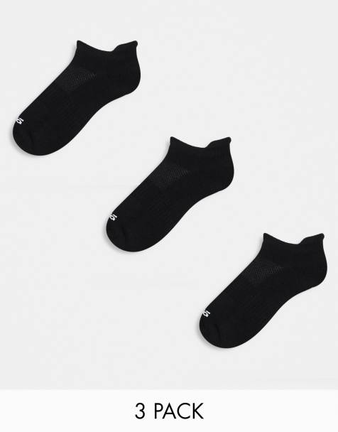 Pack de 3 pares de calcetines deportivos negros antibacterianos de caña baja Icon de 4505 - view 1