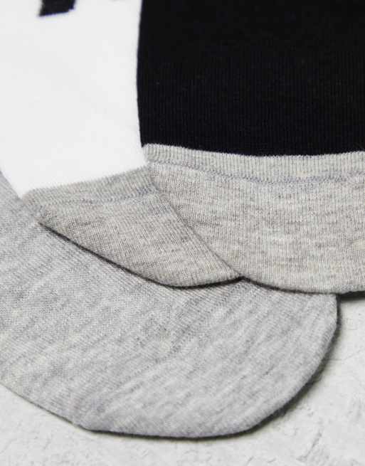 Pack de 3 pares de calcetines invisibles de varios colores One and Only de Hurley, 2 de 4