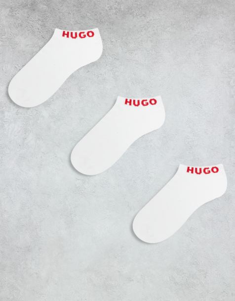 Pack de 3 pares de calcetines para zapatillas de deporte blancos de HUGO Bodywear - view 1