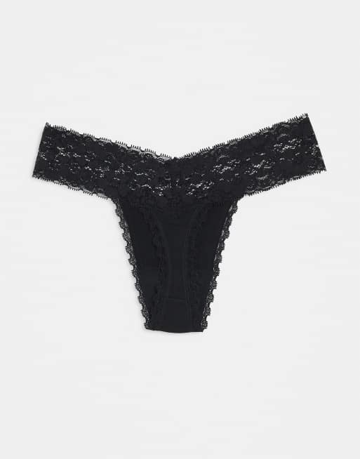 Pack de 3 tangas de color negro, gris y azul cómodos de tanga Everyday de Cotton On, 3 de 3