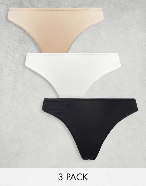 Pack de 3 tangas de colores sin costuras Cat de Weekday 