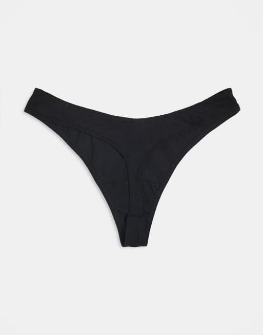 Pack de 3 tangas negros Nellie de Lindex, 3 de 3