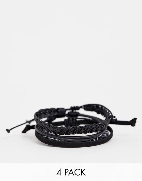 Pulseras de Hombre | de Plata y Cuero de Hombre | ASOS