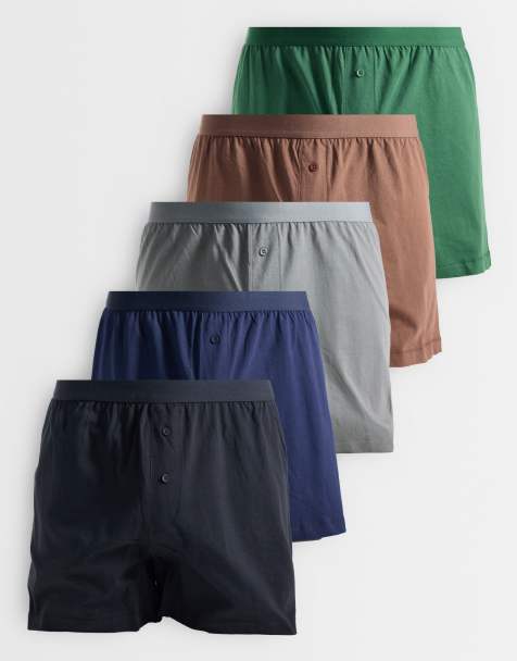 Pack de 5 calzoncillos bóxer de varios colores de ASOS DESIGN - view 1