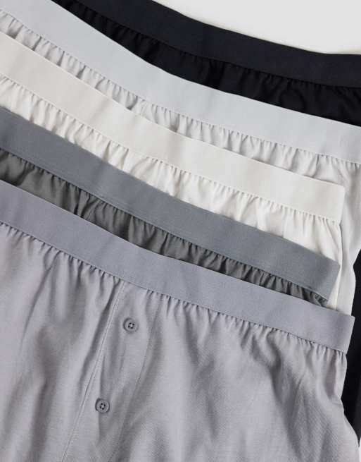 Pack de 5 calzoncillos bóxer de varios colores de ASOS DESIGN, 4 de 4