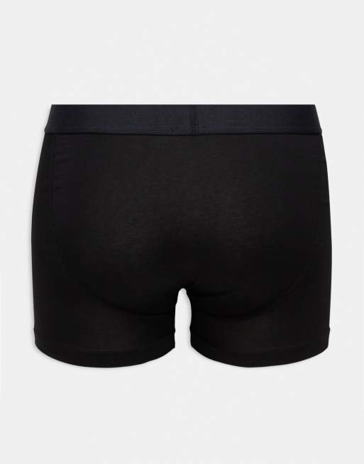 Pack de 5 calzoncillos negros Johan de Selected Homme ASOS