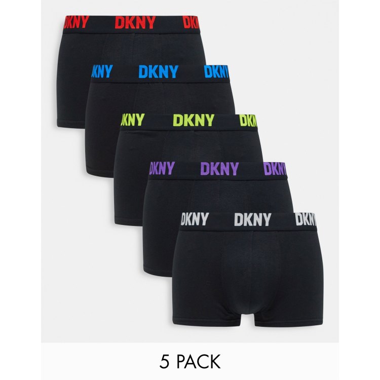 Pack de 5 calzoncillos negros Scottsdale de DKNY ASOS