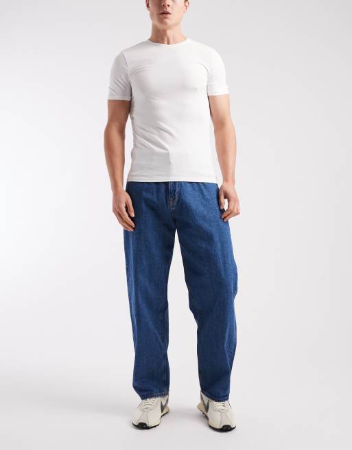 Pack de 5 camisetas de varios colores ajustadas básicas de ASOS DESIGN, 5 de 5
