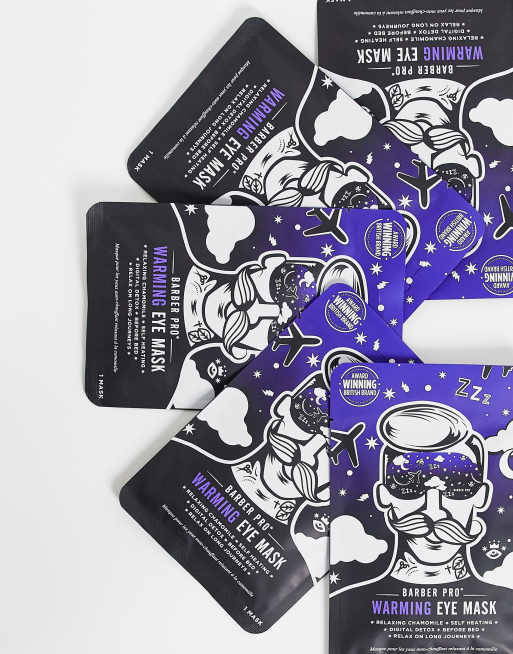 Pack de 5 mascarillas cálidas para el contorno de ojos de Barber Pro, 4 de 4