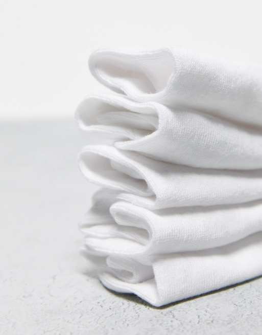 Pack de 5 pares de calcetines de deporte blancos de ASOS DESIGN, 3 de 4