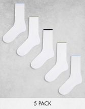 Calcetines blancos hombre con rayas Jack & Jones - Venca - 031679