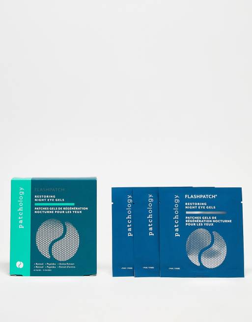 Pack de 5 pares de parches de gel iluminadores para el contorno de ojos FlashPatch de Patchology