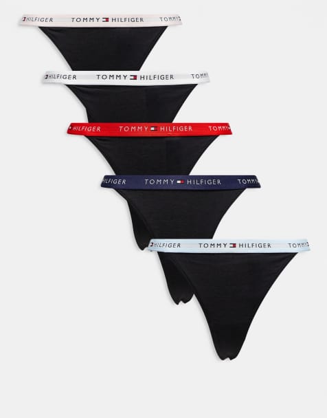 Pack de 5 tangas negros Essential Cotton de Tommy Hilfiger - view 1