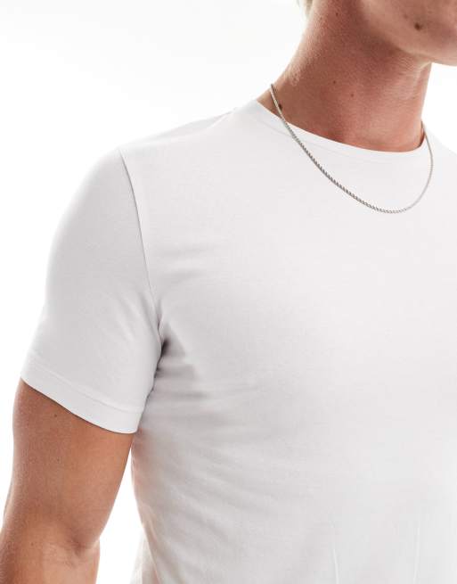 Pack de 5 camisetas de varios colores ajustadas de ASOS DESIGN, 4 de 4