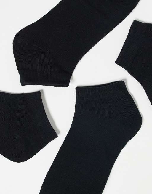 Pack de 5 pares de calcetines deportivos negros de Brave Soul, 2 de 3