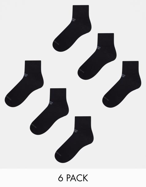 Pack de 6 calcetines tobilleros negros Performance de New Balance - view 1