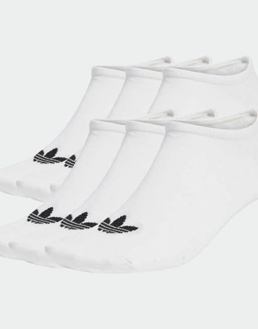 Pack de 6 pares de calcetines blancos cortos Liner de adidas Originals