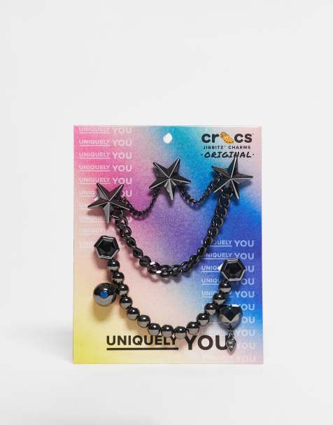 Pack de adornos jibbitz Punk Gunmetal de Crocs - view 1