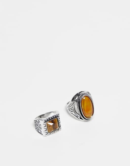 Anillos de plata clearance unisex