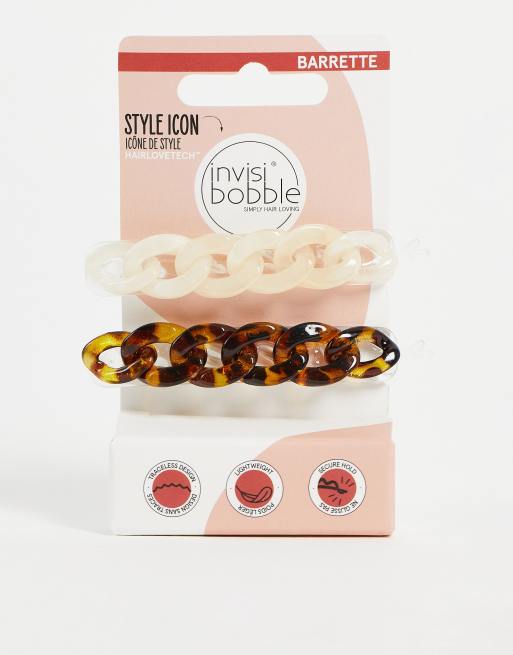 Pack de pinzas para el cabello multicolores tipo barrette de Invisibobble