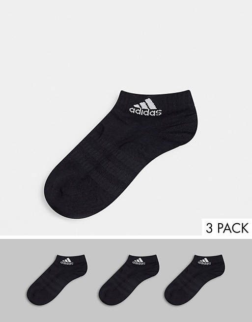 Pack de 3 calcetines en negro de adidas Training