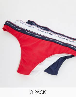 Pack de 3 Tangas Classics Essential com Logótipo · Tommy Hilfiger