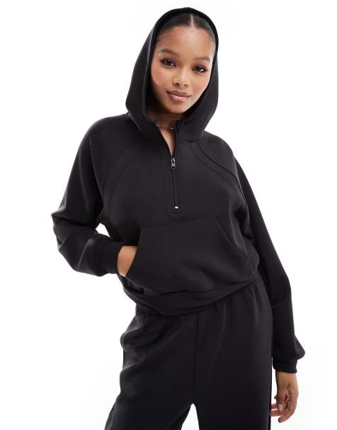 Asos black hoodie womens online