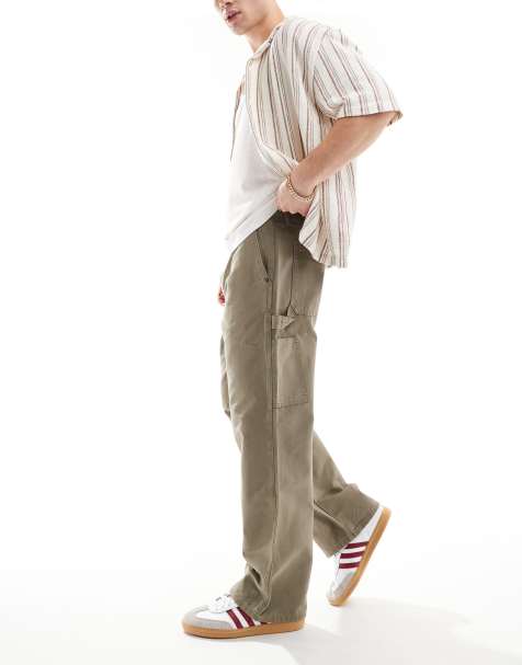 Pacsun clyde carpenter jeans in brown - view 1