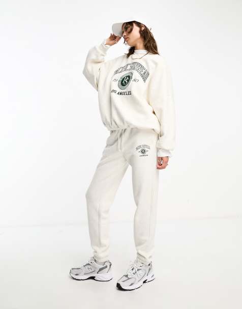 Womens best sale sweatpants white