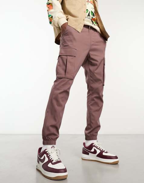 Mens skinny on sale cargo pants