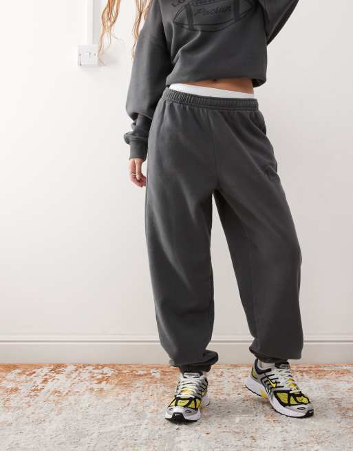 Pacsun Los Angeles slogan joggers co-ord in washed black, 5 of 5
