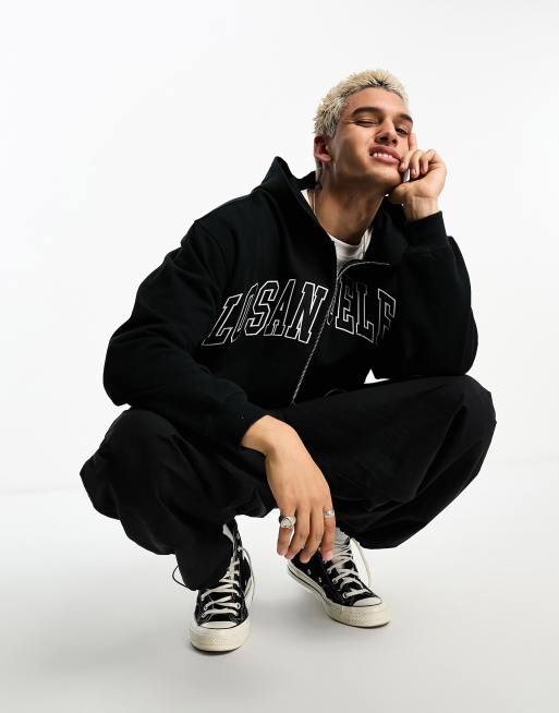 PacSun Los Angeles Full Zip Hoodie