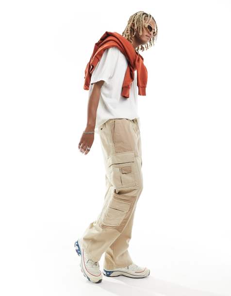 PacSun multipocket cargo trousers in beige - view 1