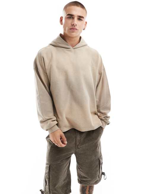 Pacsun oversized pullover hoodie in fog