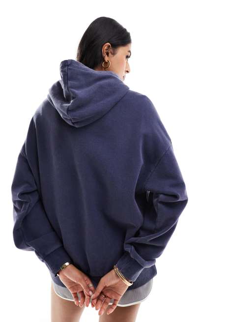 Pacsun oversized tracksuit hoodie in washed navy | ASOS