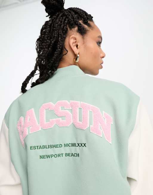 PacSun Pacific Sunwear Varsity Bomber Jacket