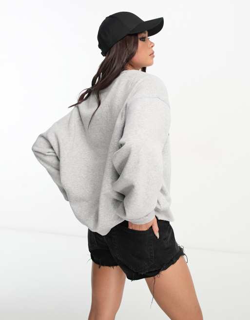 Kelia Throw-Back Oversized Half-Zip Pullover Jacket