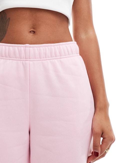 Pacsun sport slogan wide leg tracksuit trousers in pink ASOS