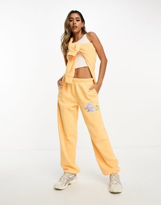 PacSun surf's up slouchy joggers in apricot cream - ASOS Price Checker