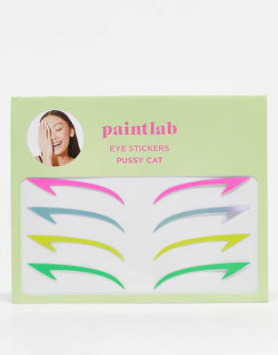 Paint Labs Paintlab Eye Stickers - Pussy Cat-Multi