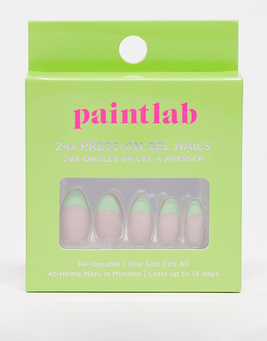 Paintlab False Nails - Green Apple-Multi