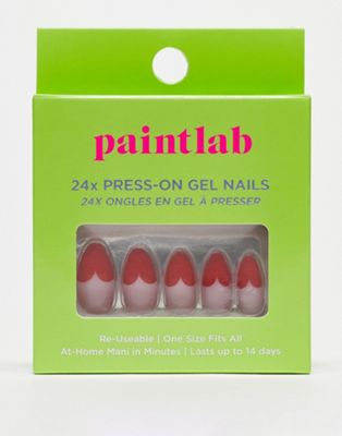 Paintlab False Nails - Queen Of Hearts-Multi