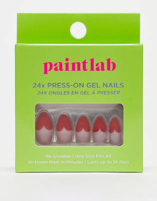 Paintlab False Nails - Queen Of Hearts-Multi